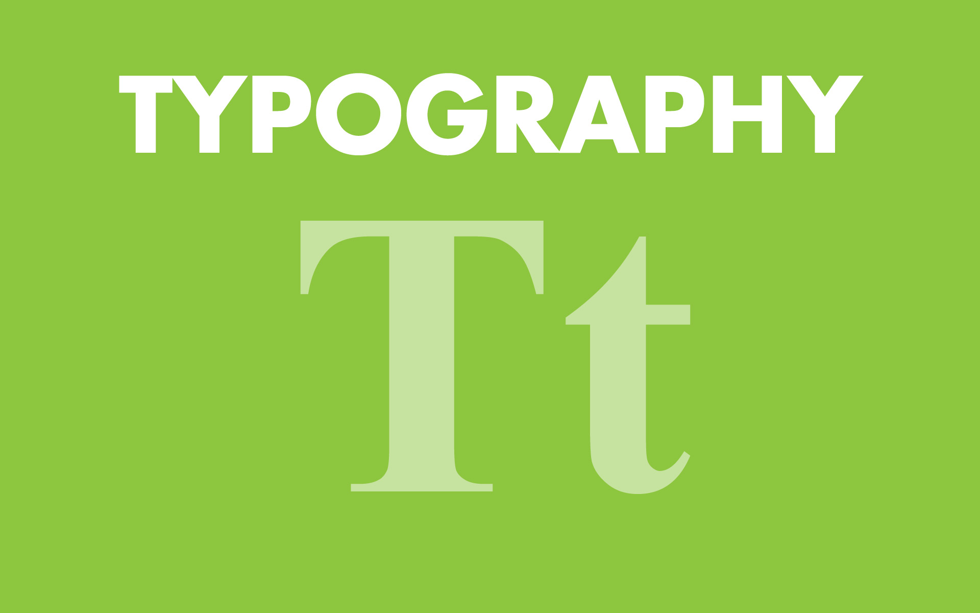 Vanguard Design Typography
